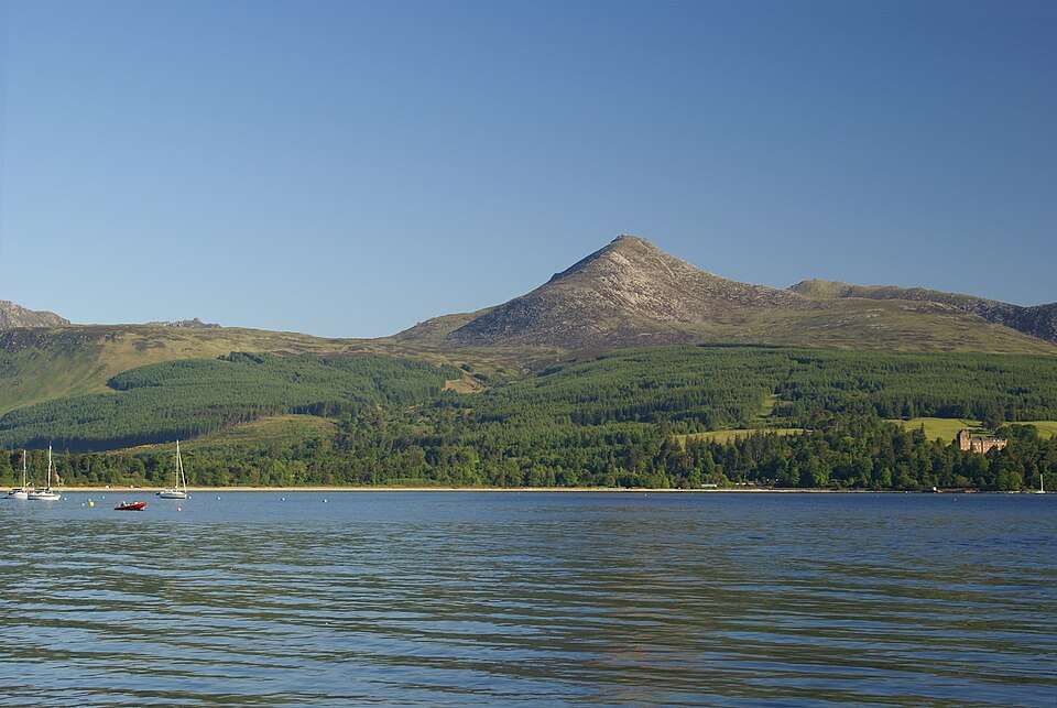 Goatfell above Brodick Bay, Isle of Arran